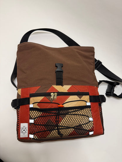 Sac besace roll top