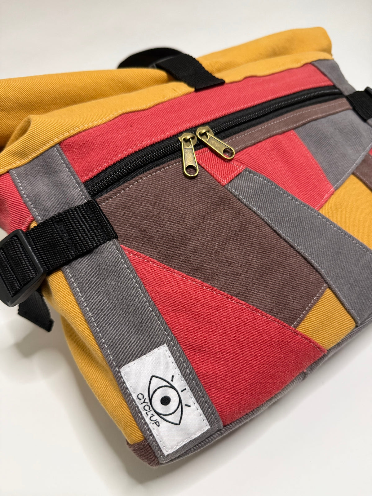 Sac besace roll top