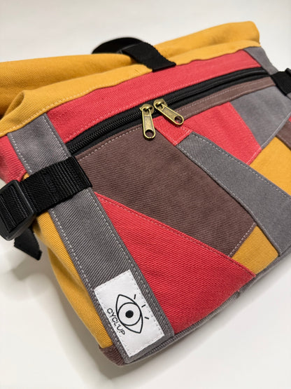 Sac besace roll top