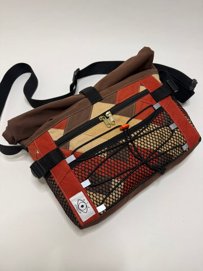 Sac besace roll top
