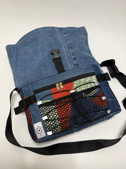 Sac besace roll top