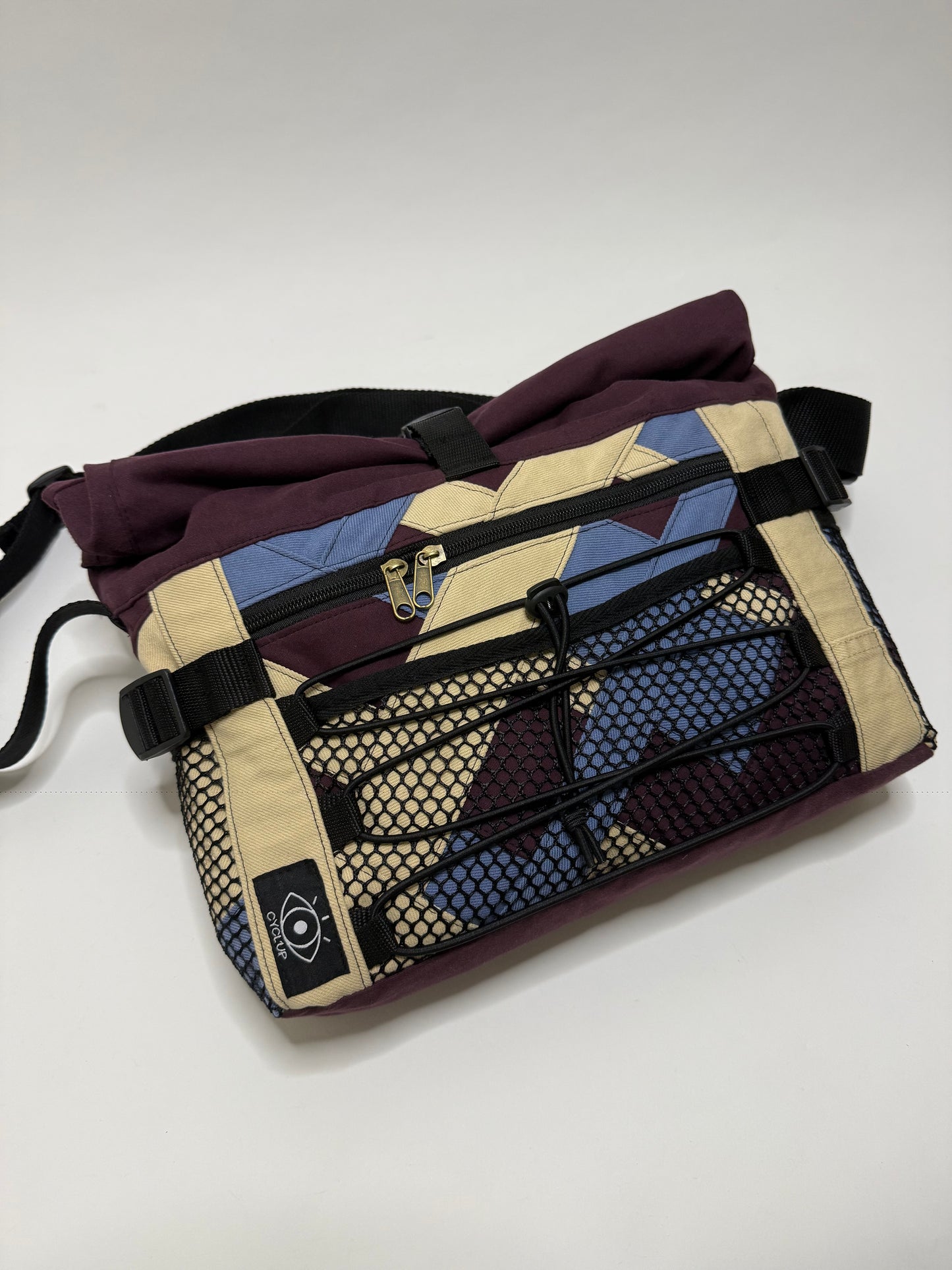 Sac besace roll top