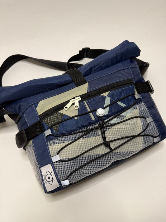 Sac besace roll top