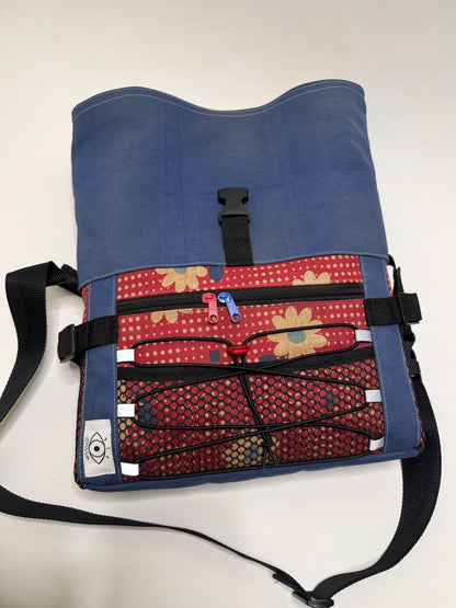 Sac besace roll top