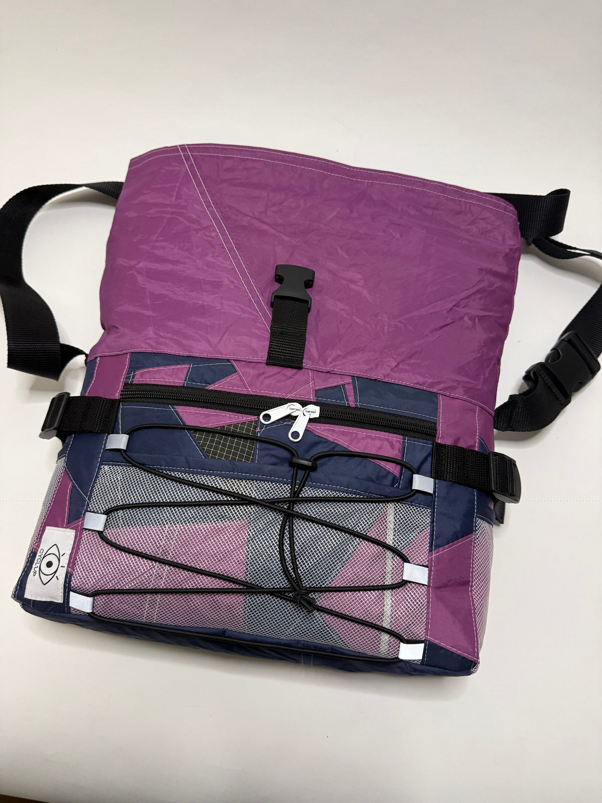 Sac besace roll top