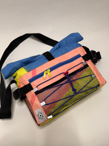 Sac besace roll top