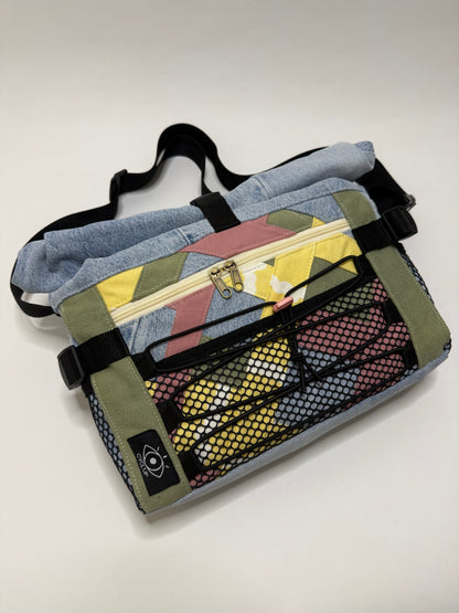 Sac besace roll top