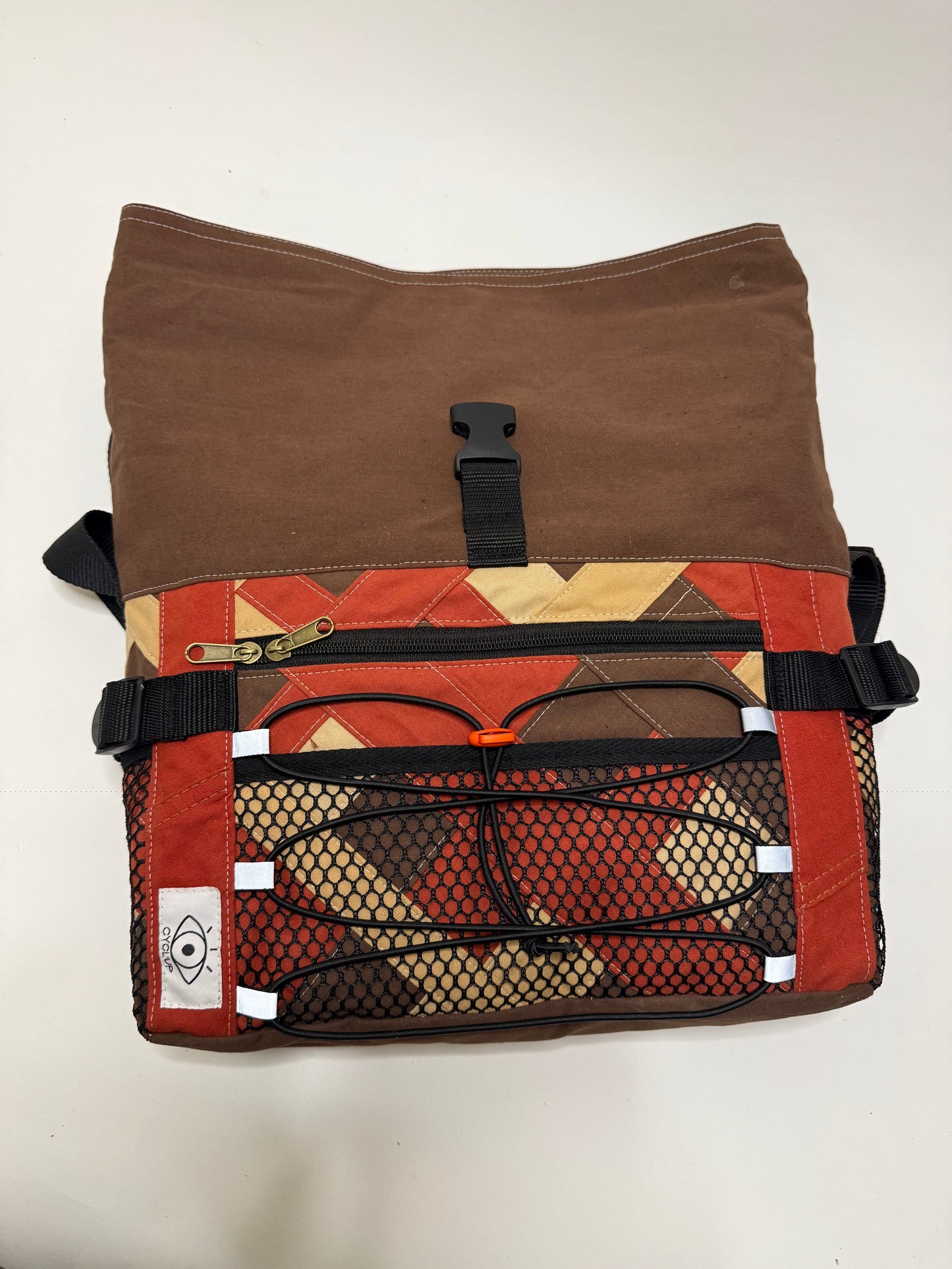 Sac besace roll top