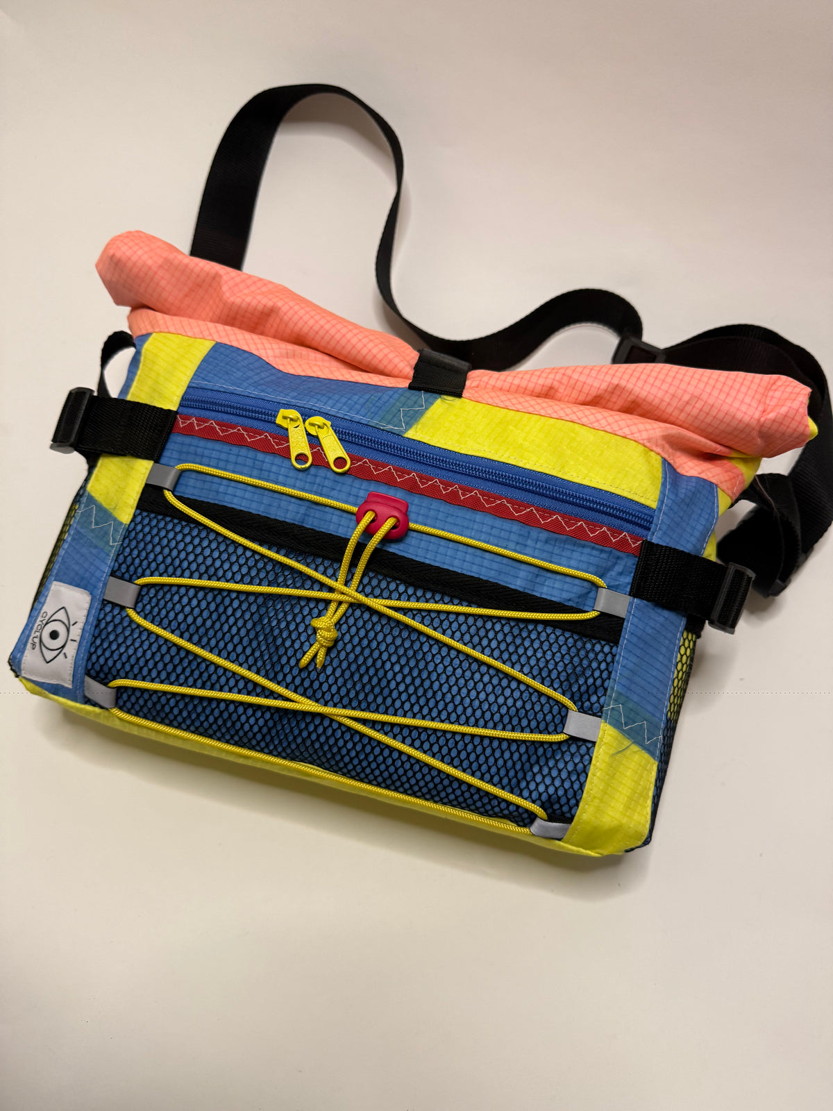 Sac besace roll top