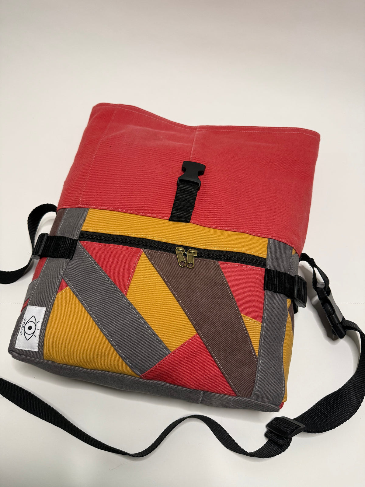 Sac besace roll top