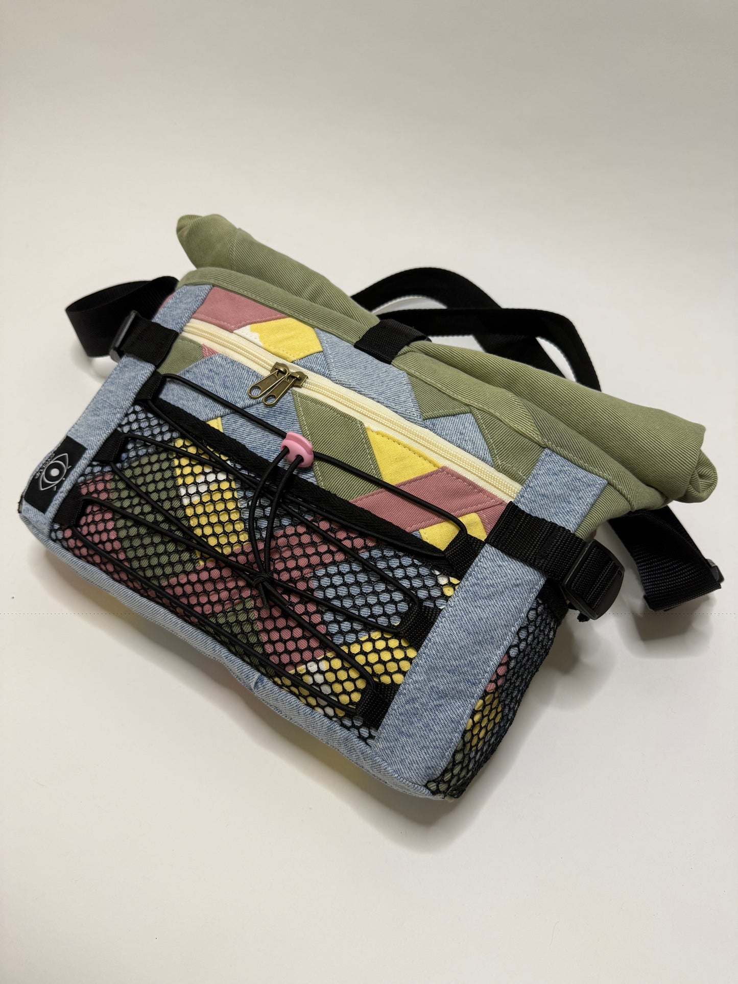 Sac besace roll top