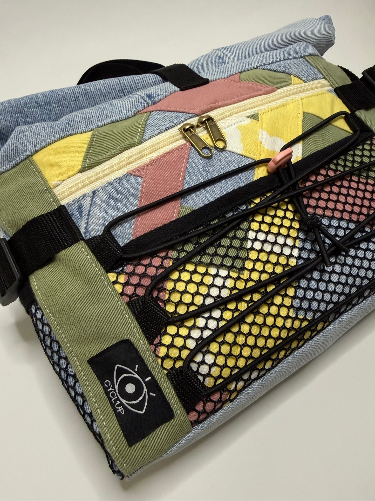 Sac besace roll top