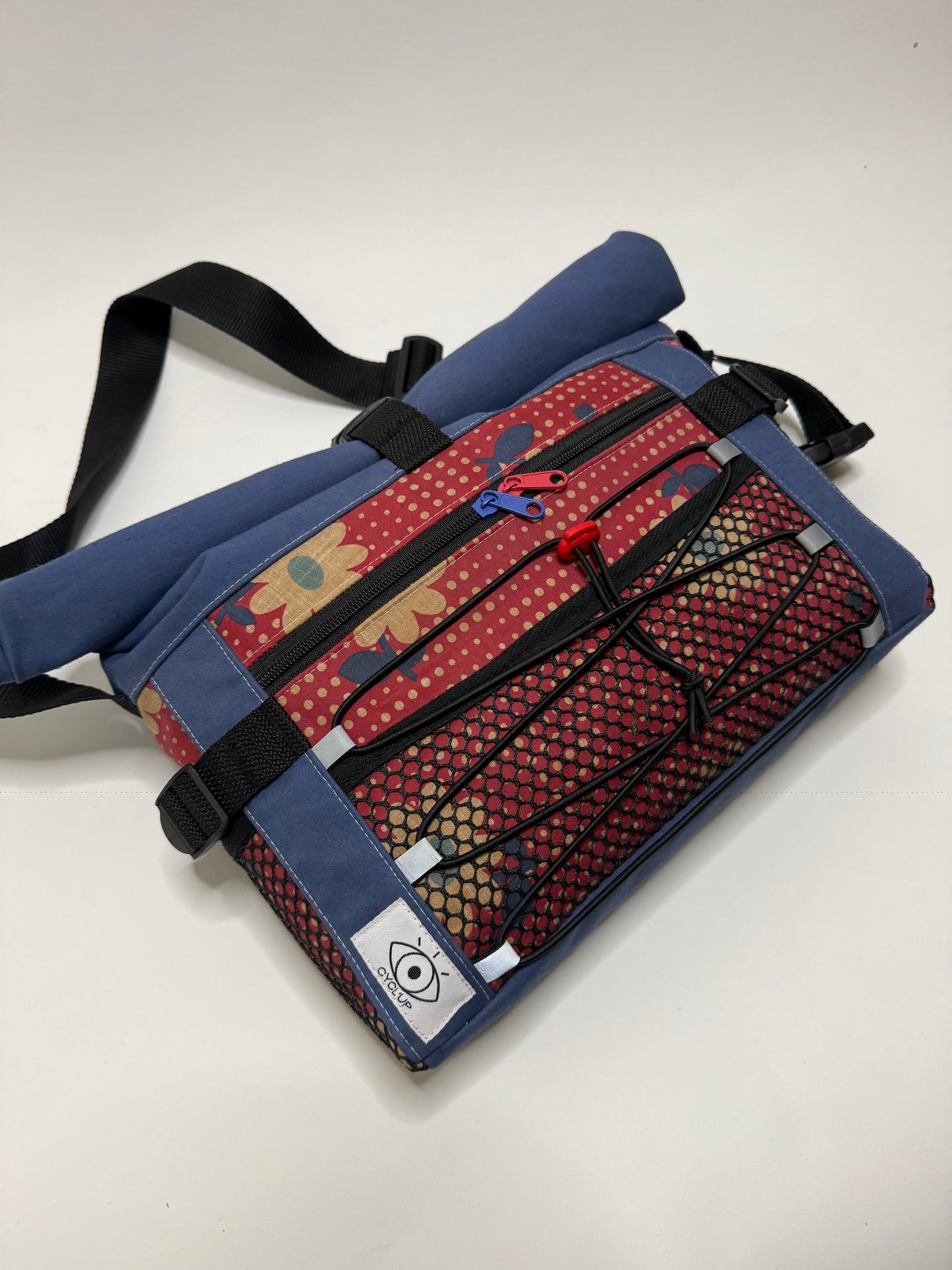 Sac besace roll top