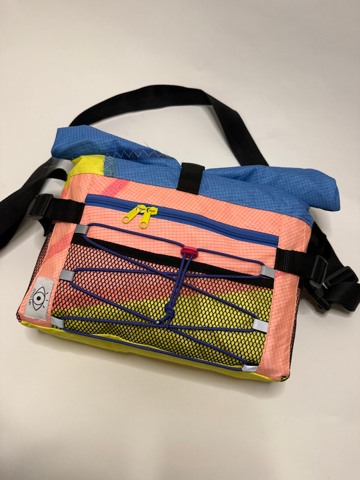 Sac besace roll top
