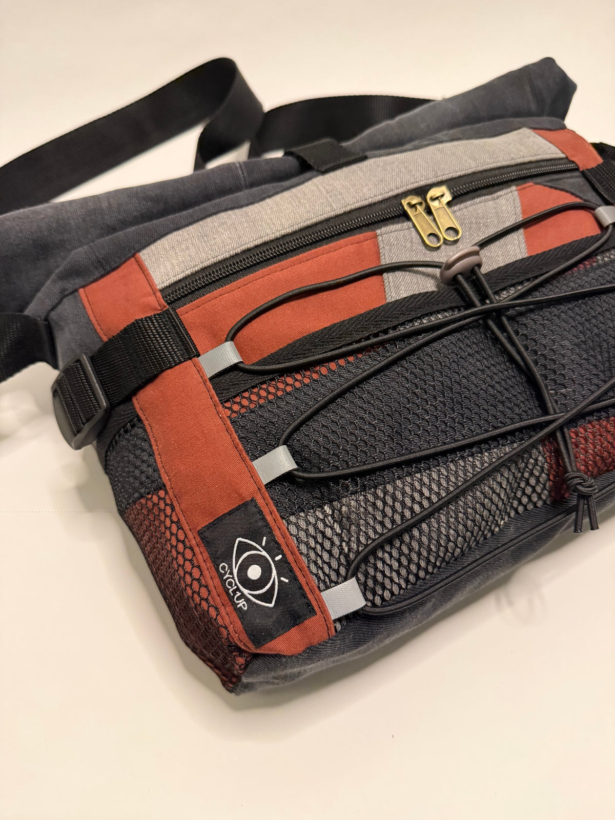 Sac besace roll top