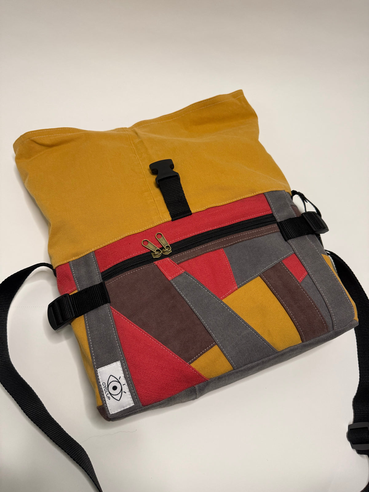 Sac besace roll top