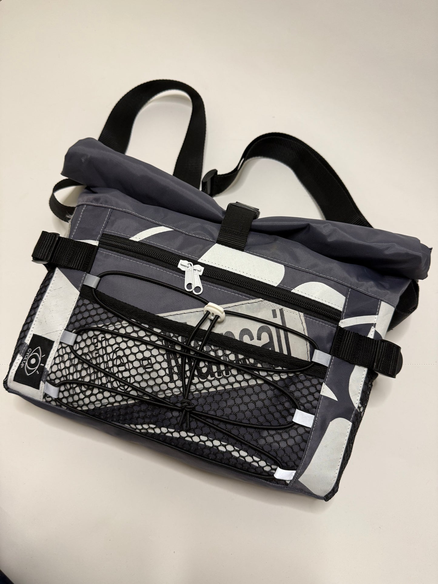 Sac besace roll top
