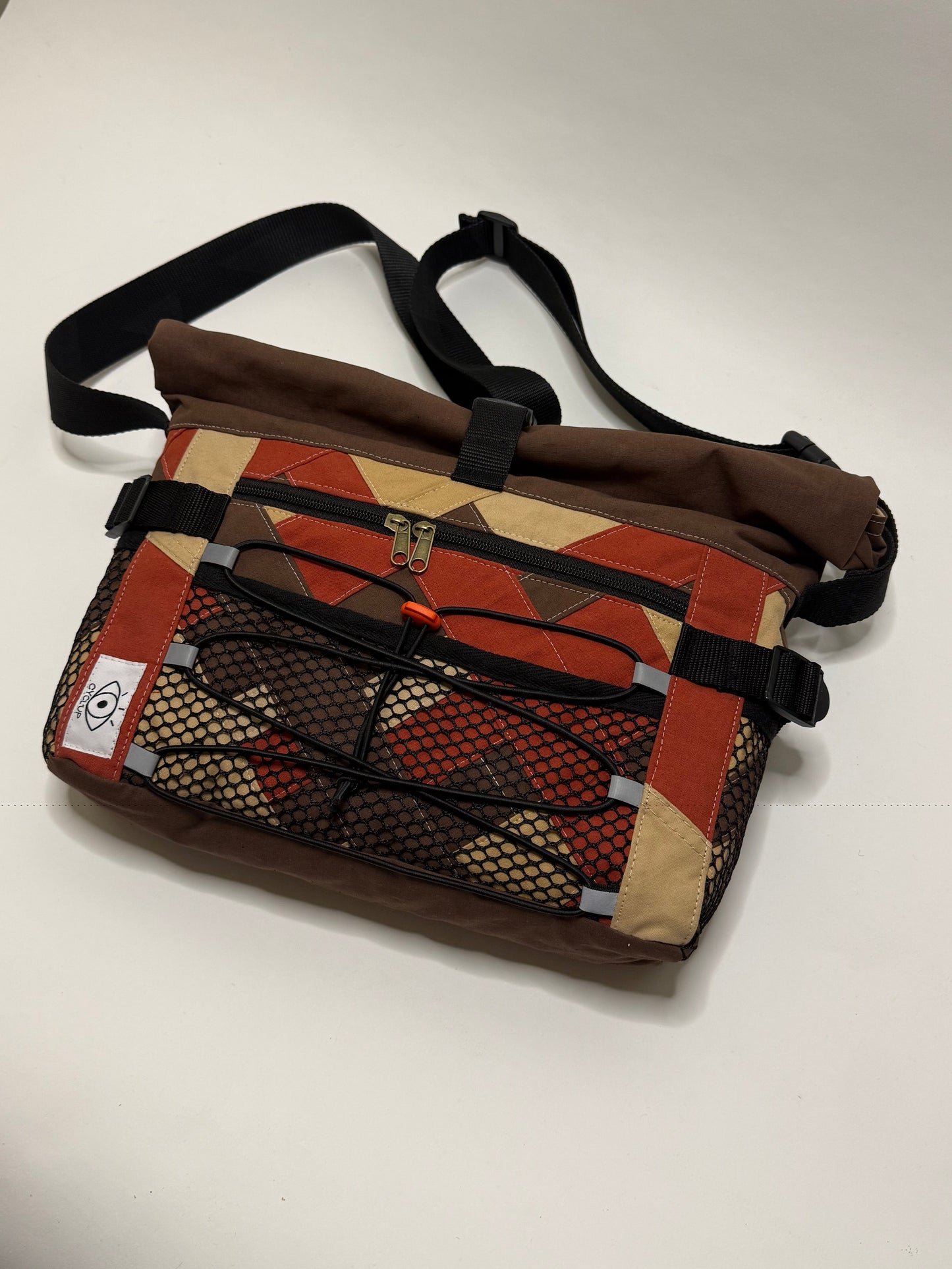 Sac besace roll top
