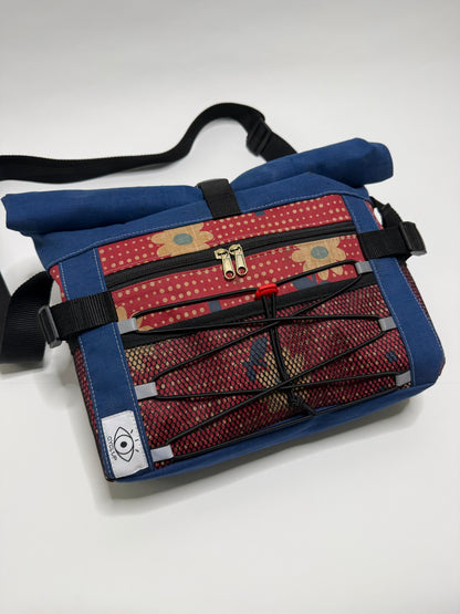 Sac besace roll top