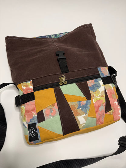 Sac besace roll top