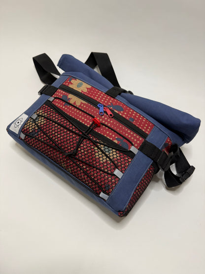 Sac besace roll top