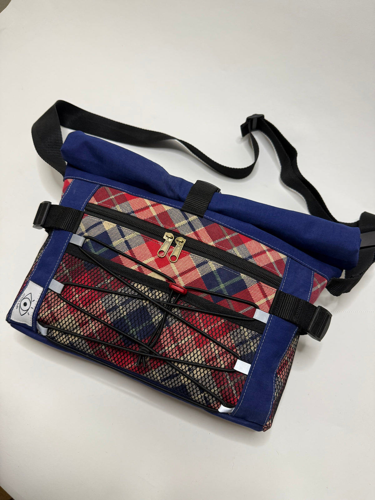 Sac besace roll top
