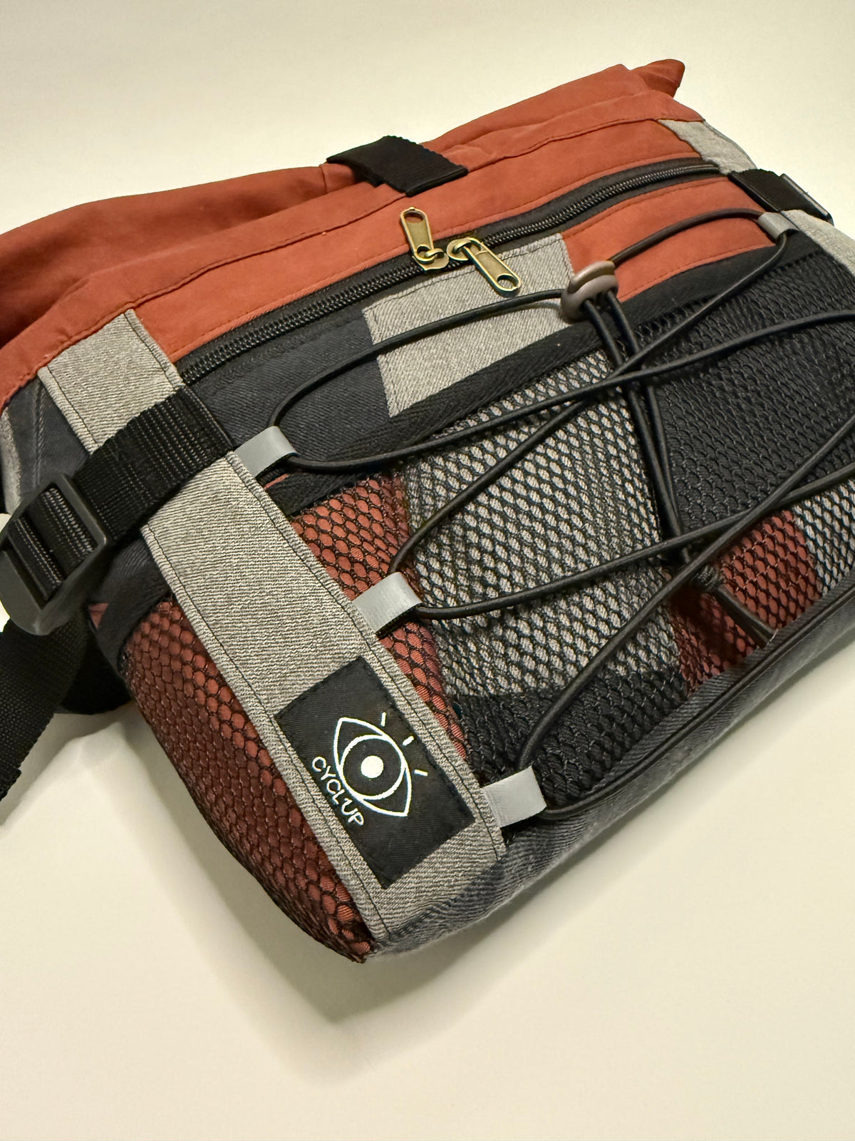 Sac besace roll top