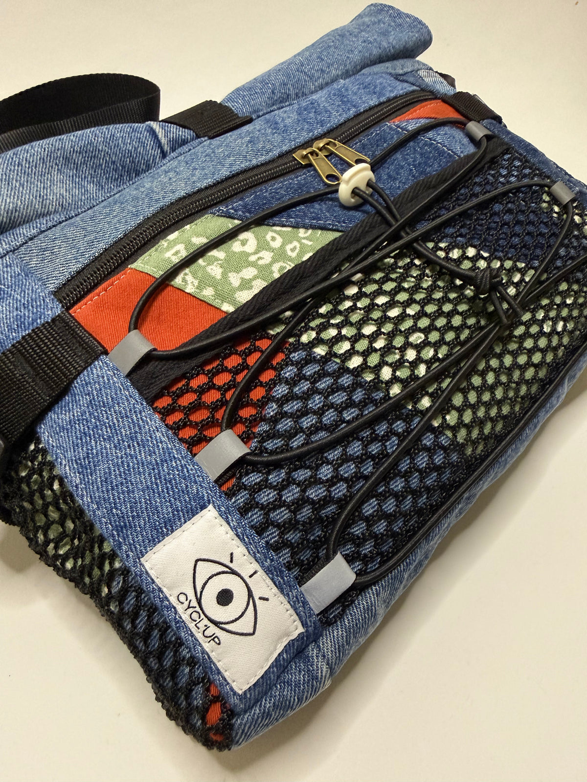 Sac besace roll top
