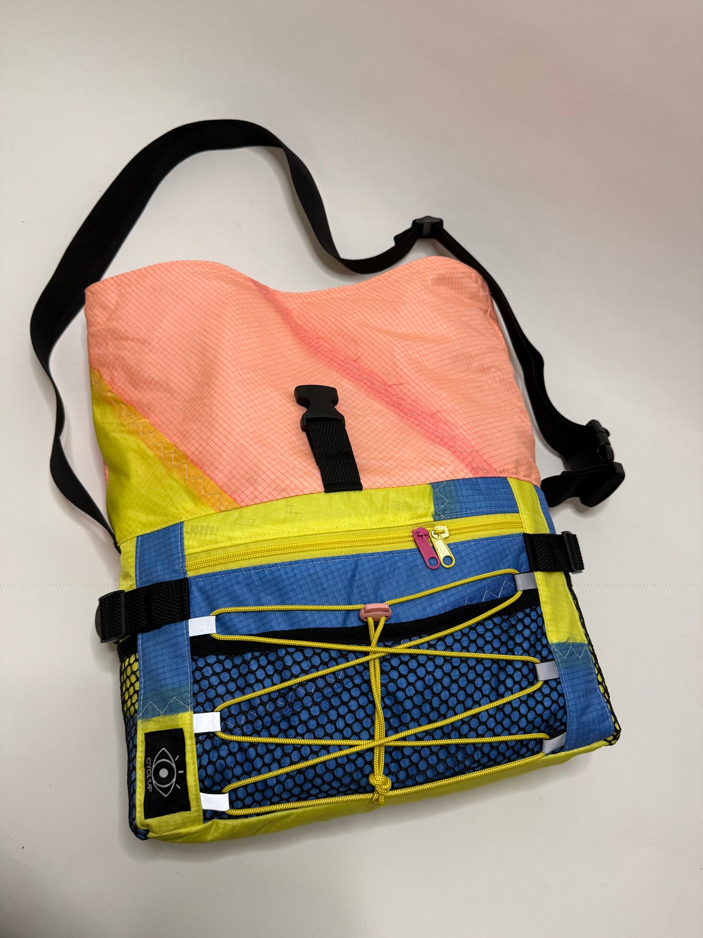 Sac besace roll top