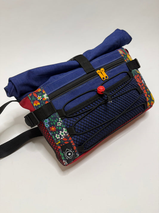 Sac besace roll top
