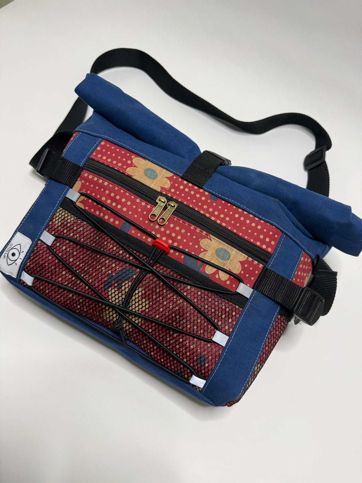 Sac besace roll top