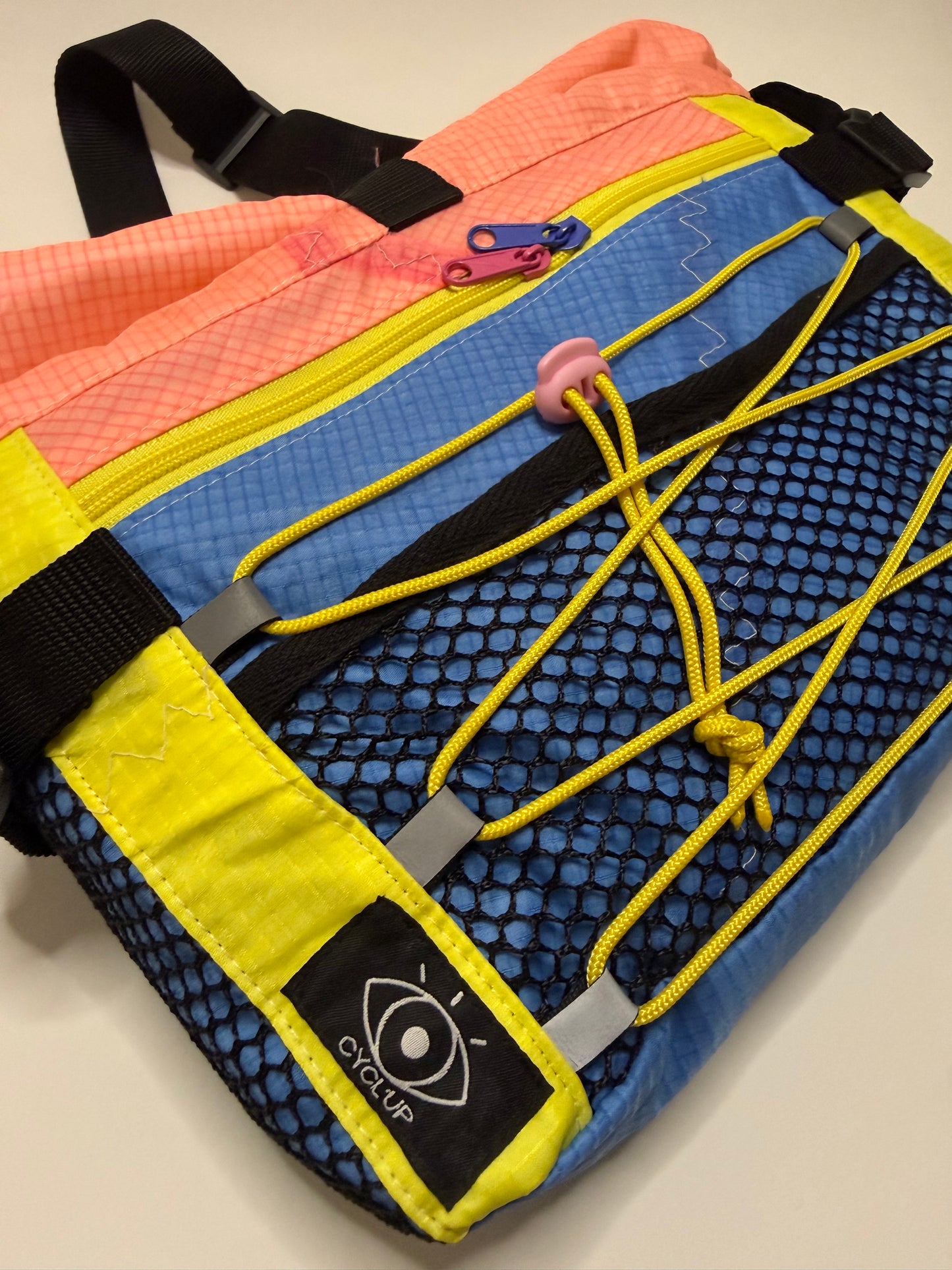 Sac besace roll top