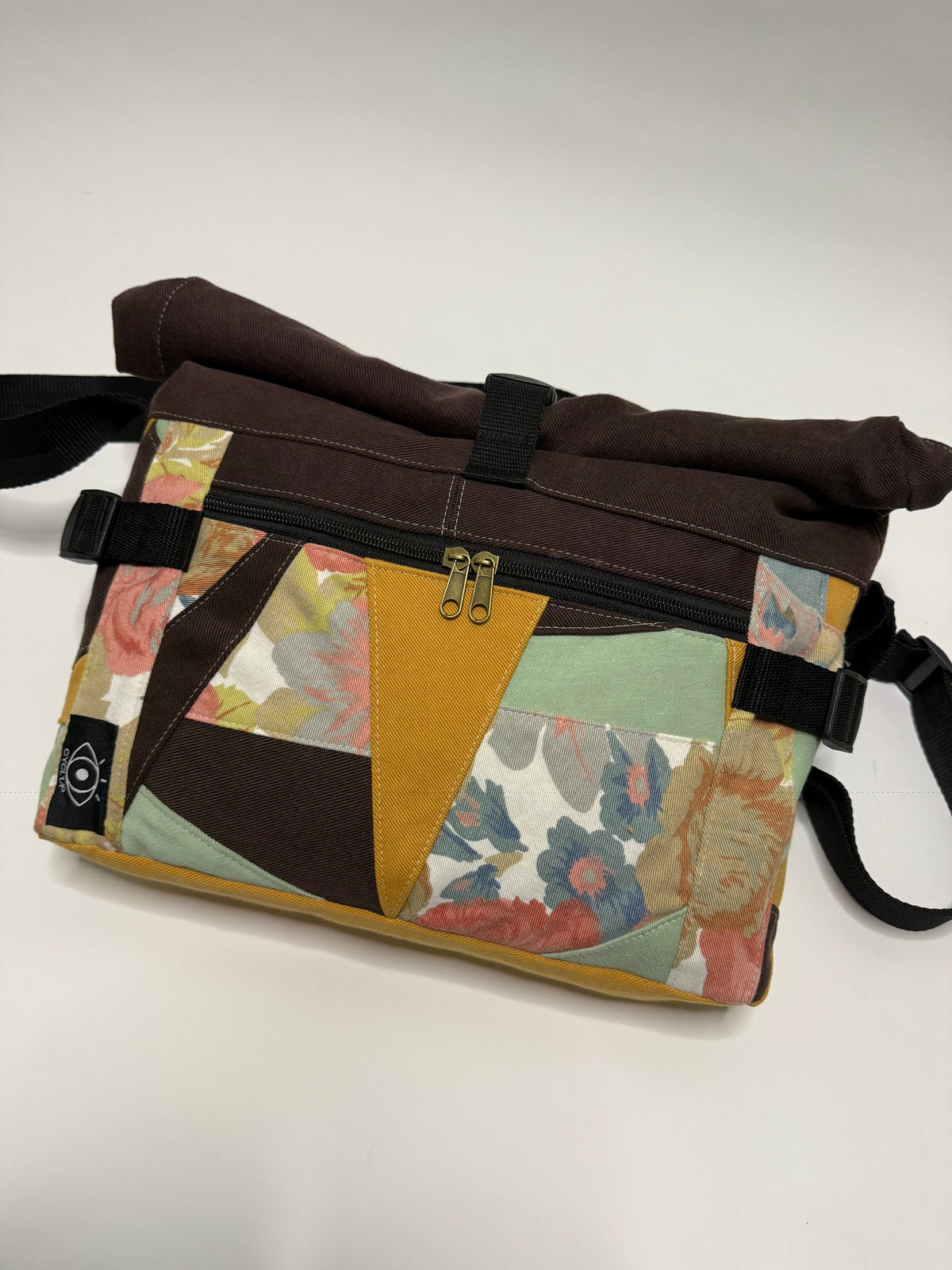 Sac besace roll top