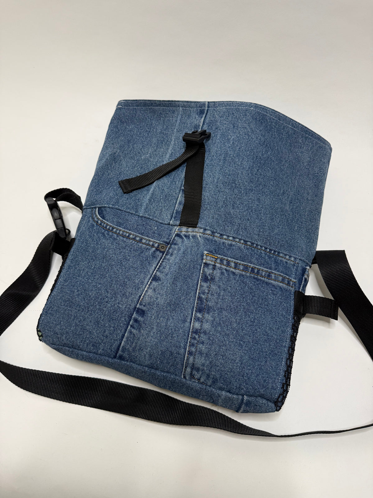 Sac besace roll top