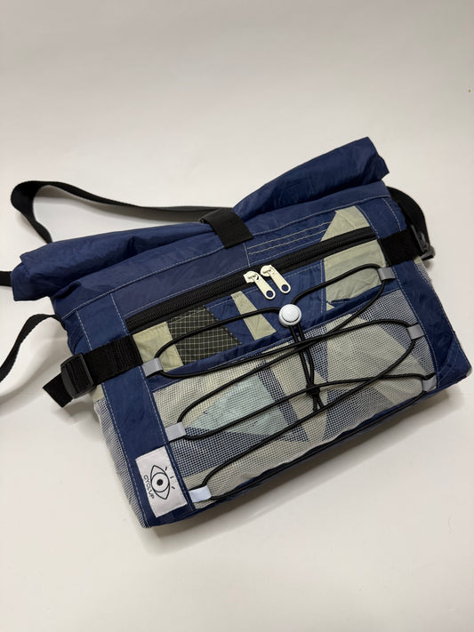 Sac besace roll top