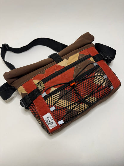 Sac besace roll top