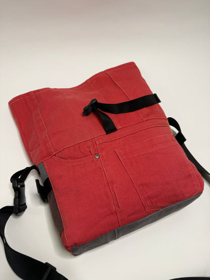 Sac besace roll top