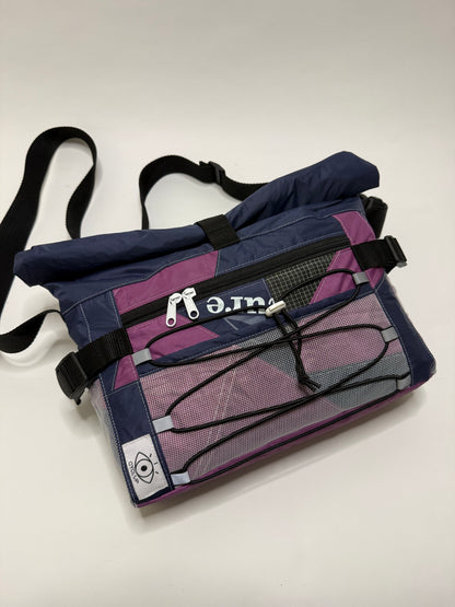 Sac besace roll top