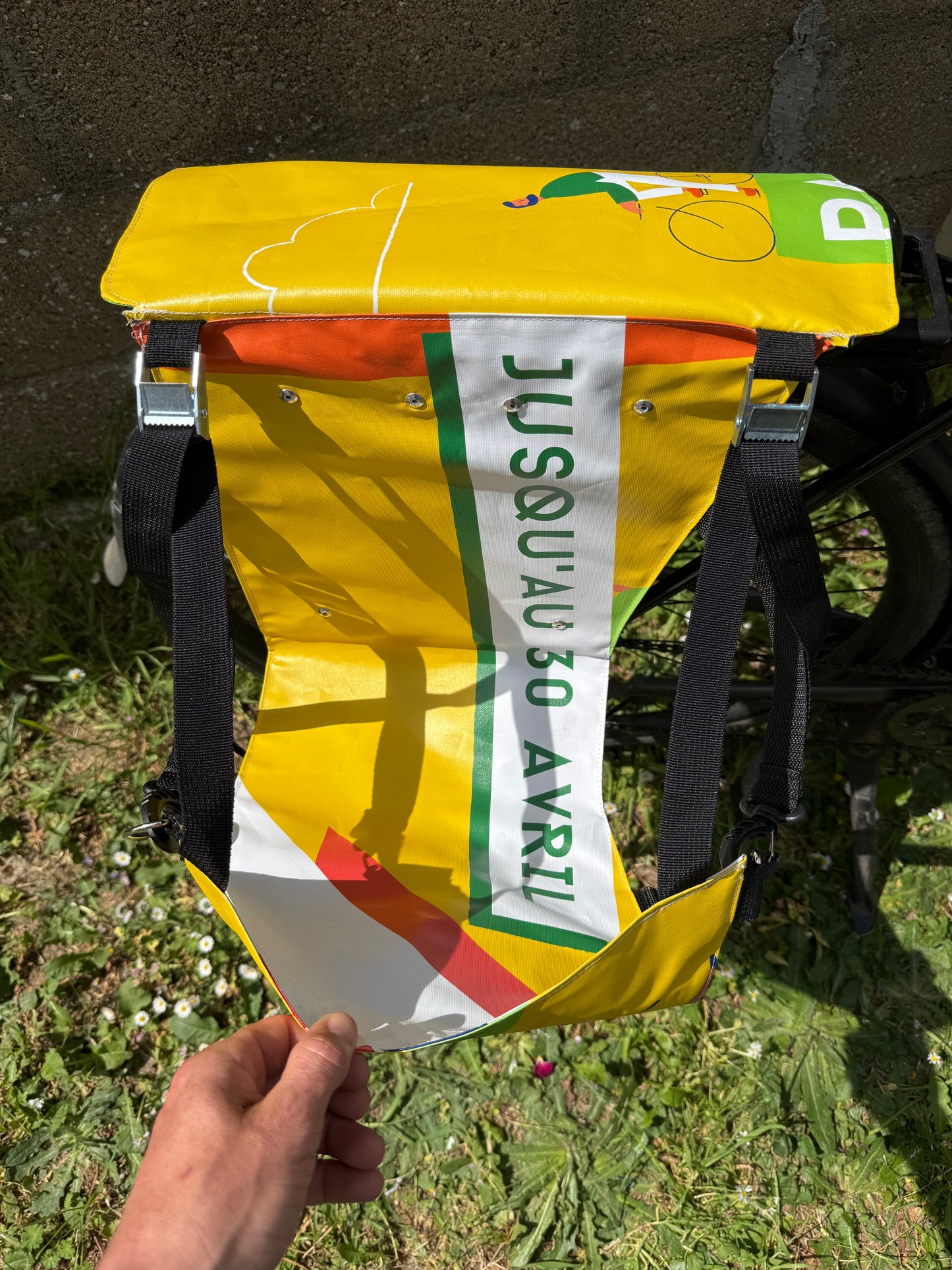 Sacoche de vélo modulable