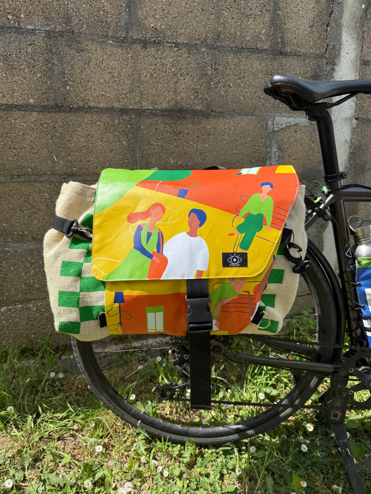 Sacoche de vélo modulable